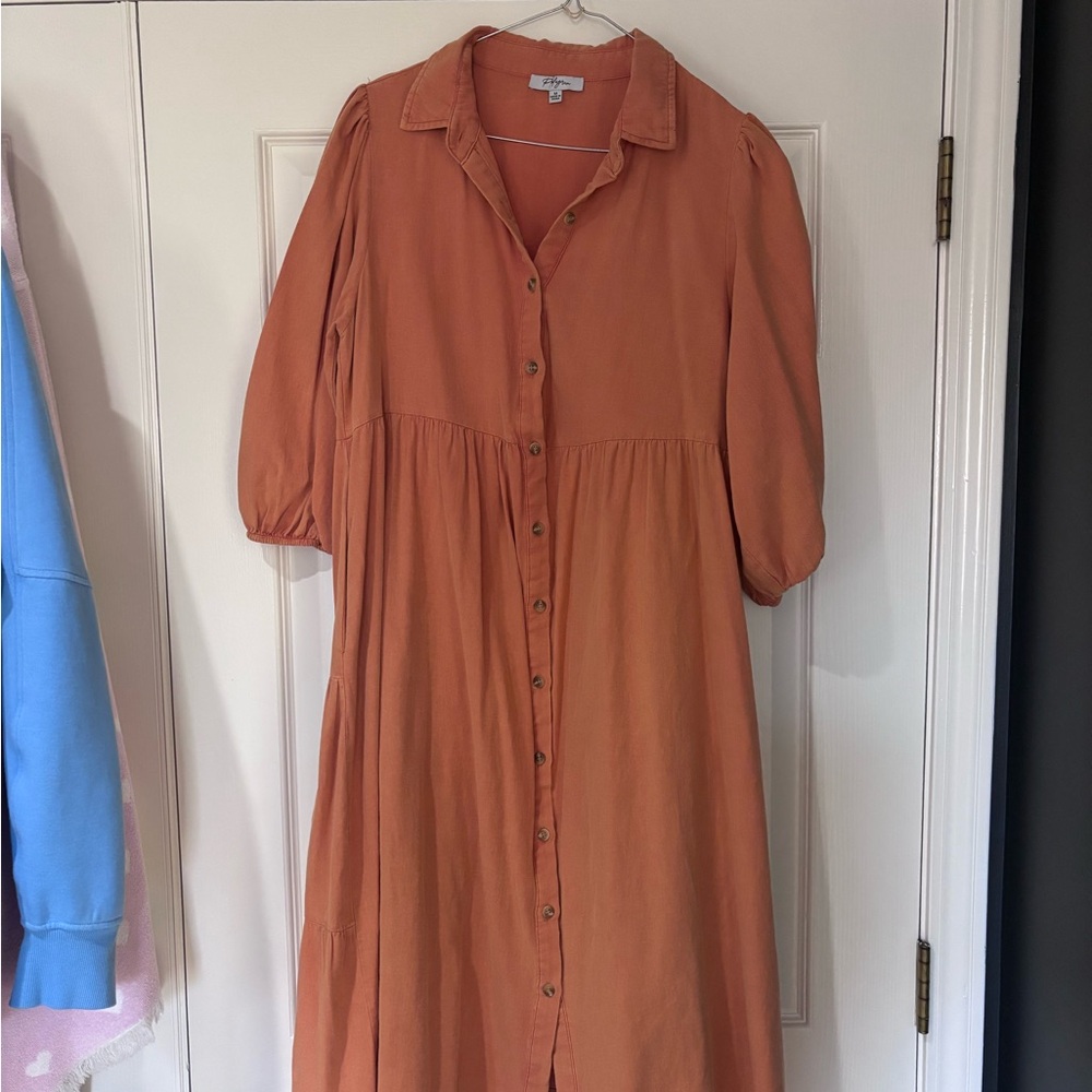 Women’s Polagram Terracotta Midi Dress